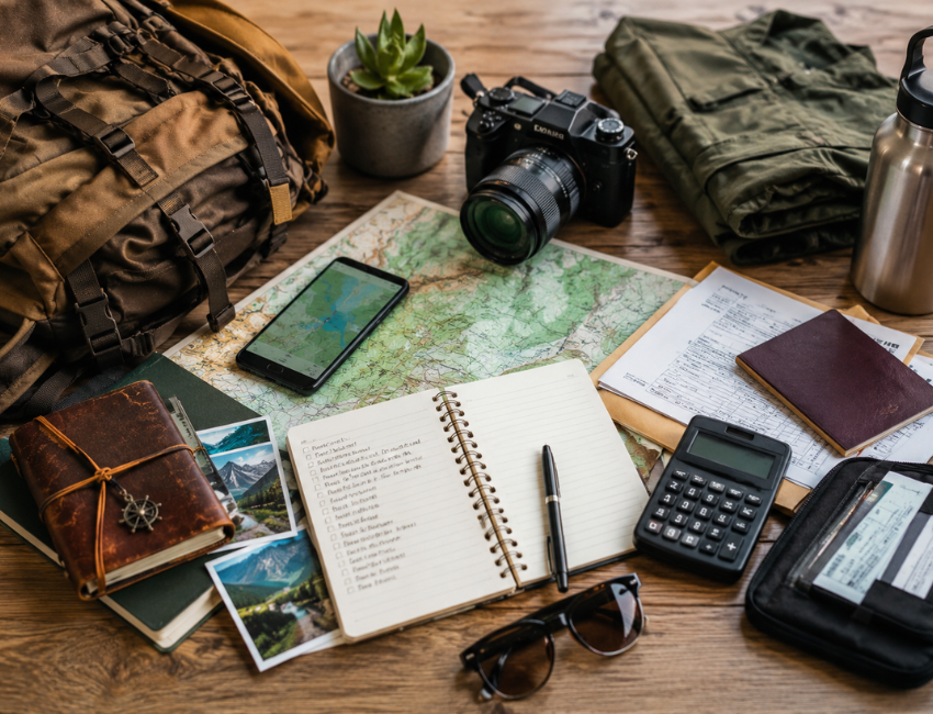 Adventure trip budget and travel planning essentials